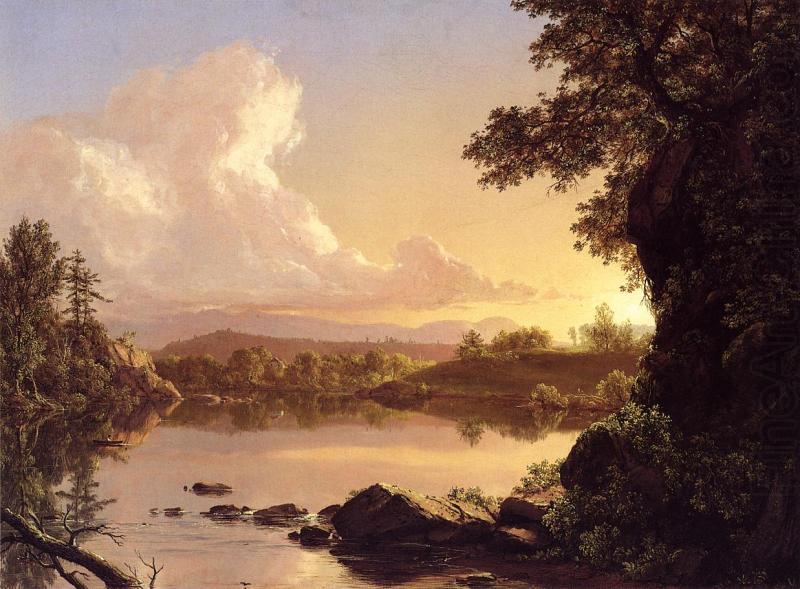 Frederic Edwin Church Scene on the Catskill Creek china oil painting image